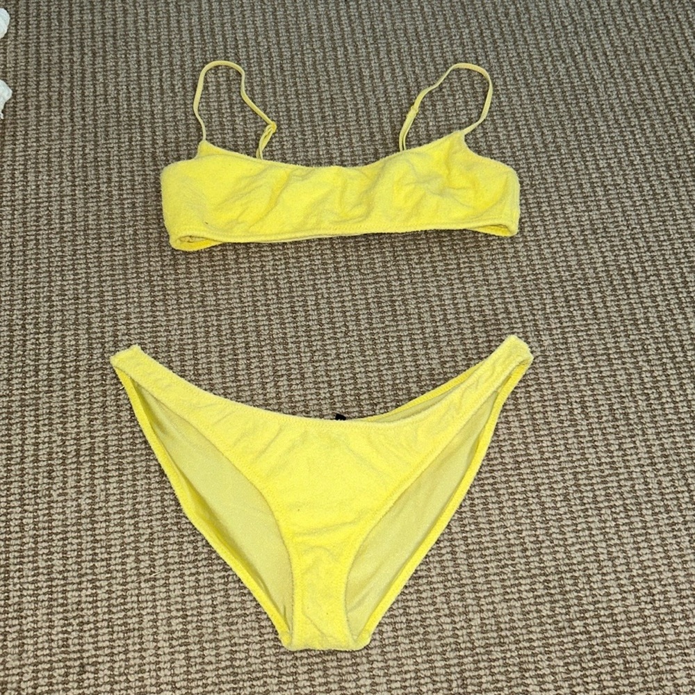 Triangl terry cloth bikini